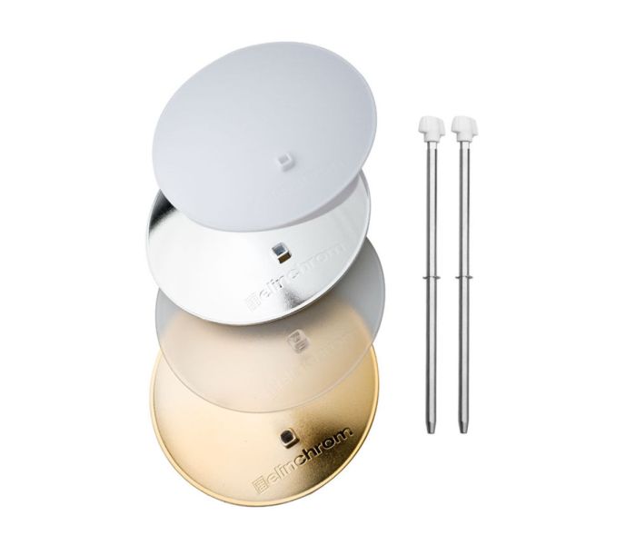 Elinchrom 14cm 4-Piece Deflector Modifier Set