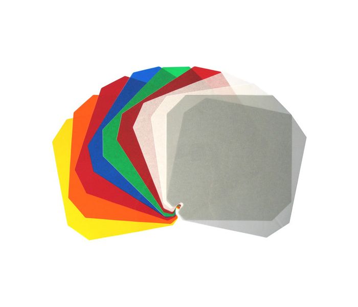 Elinchrom Filters for FS30 Fresnel - 10 Pack - flat lay