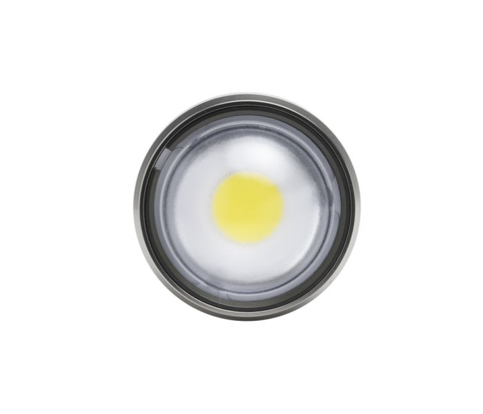 Elinchrom Dome Port DM for ELM8 - front straight on attached to head
