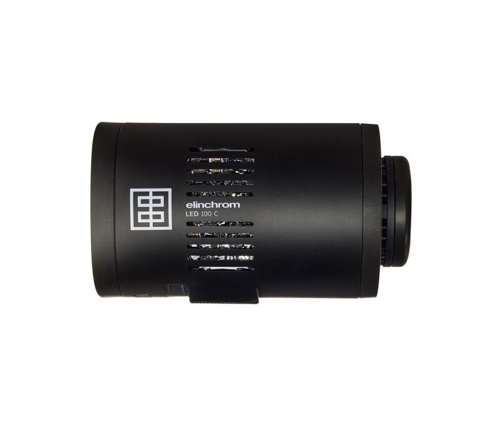 Elinchrom LED 100 C - Dual Head Kit - side on straight with no stand and no diffuser 