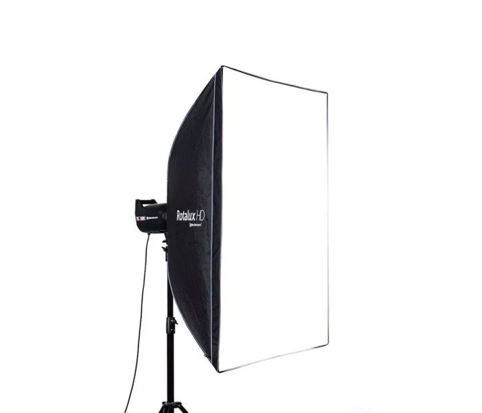 Elinchrom Reflective Cloth for Rotalux HD Square 120cm - front side slant - REFLECTIVE CLOTH ONLY - DIFFUSER/HEAD/STAND NOT INCLUDED