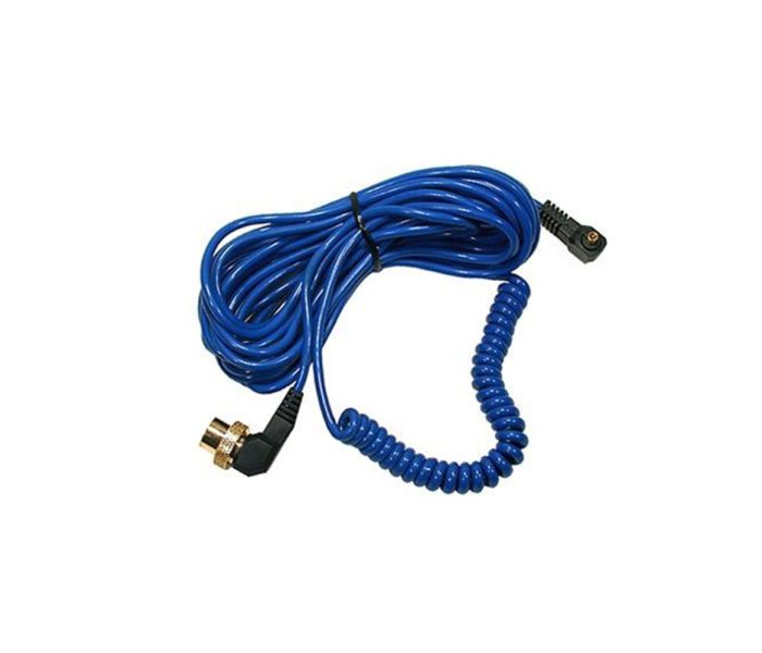 Elinchrom Sync Cable PC-EL Amphenol - 5m Spiral (Blue)