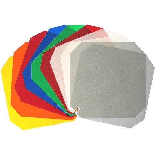 Elinchrom Filters for FS30 Fresnel - 10 Pack - flat lay