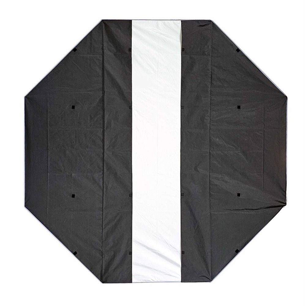 Elinchrom Recta & Strip Diffuser-Blocker Octa 190 - front straight 
